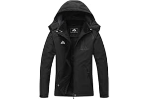 MOERDENG Women's Grey Winter Ski Jacket