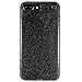 Speck Products Presidio Clear + Glitter Cell Phone Case for iPhone 7 Plus - Gold Glitter/Onyx Black Clear