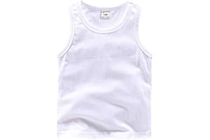 DCUTERQ Toddler Baby Boys Girls Solid Tank Tops T-Shirts Undershirts Cotton Summer Sleeveless Vest