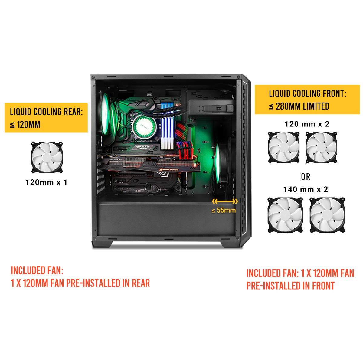 ANTEC 【P7 Silent】拡張性を備えたATX対応ミドルタワーPCケース