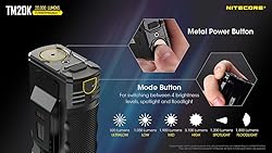 Nitecore TM20K 20,000 Lumen USB-C Rechargeable LED