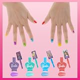 Townley Girl Barbie Nail Polish Set 15 Peel-Off with Toe Spacers Ages 3+ view 6