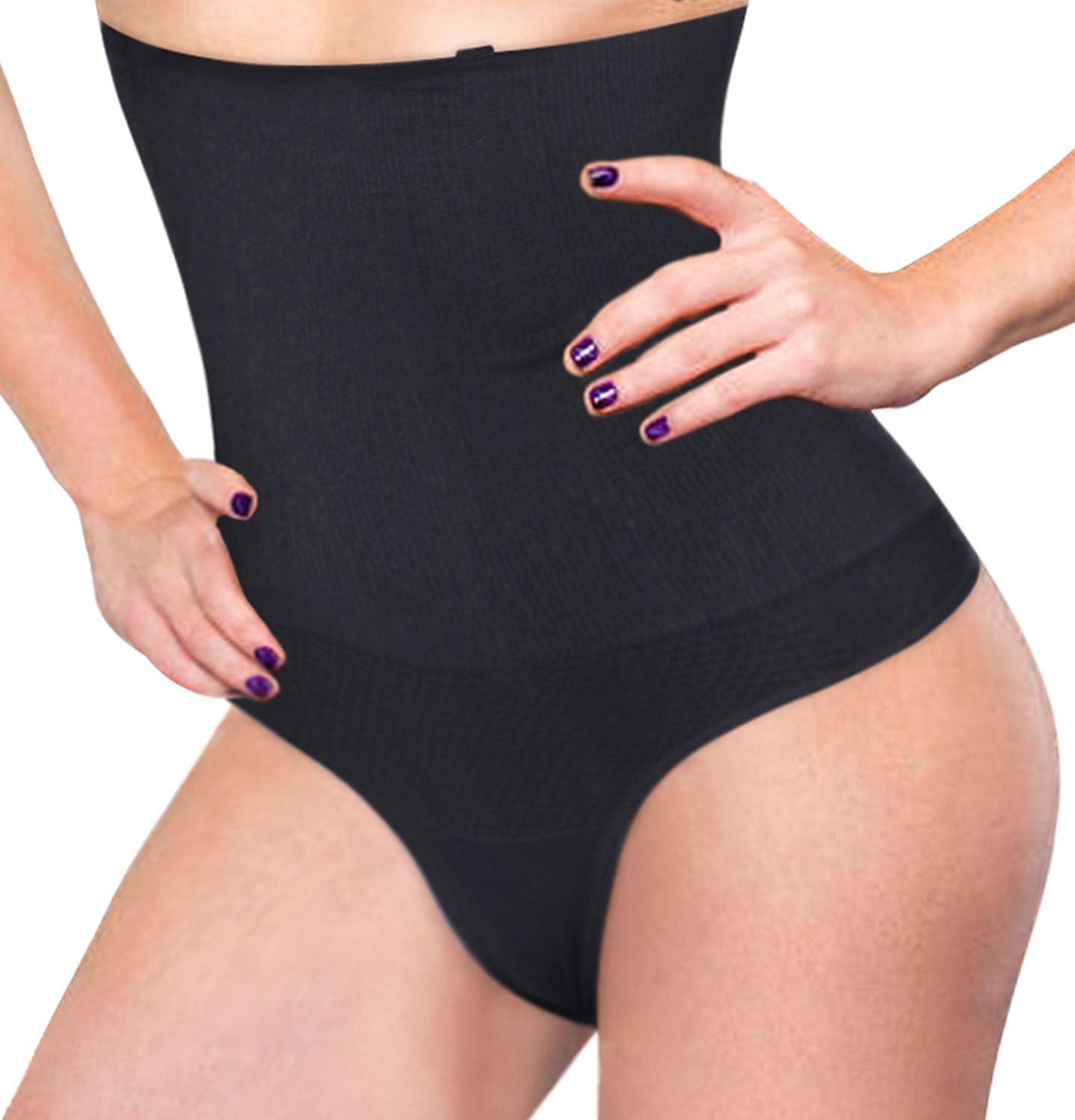 Women Butt Lifter Shapewear Hi-Waist Tummy Slimmer Thong Panty Seamless Body Shaper Shorts