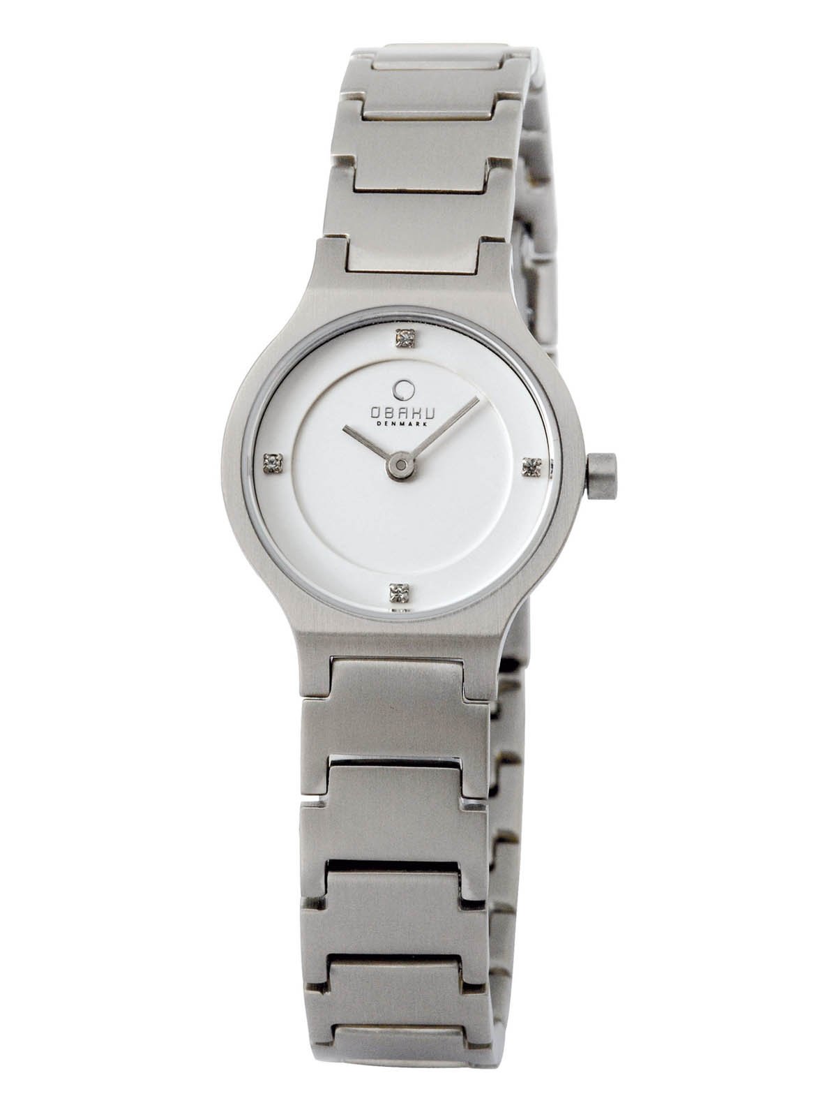 Obaku Denmark Flat ladies watch with metal band V133SCISC
