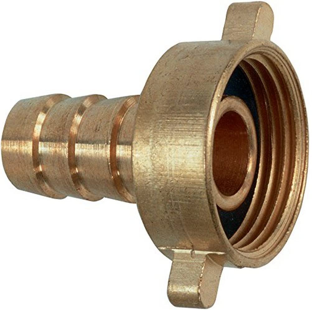 Threaded Hose Coupling Set 1/2"x1" 2-Piece of Brass