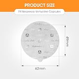 Aieve Aluminum Foil Seal Lids for Nespresso Vertuo Pods 120Pcs view 2