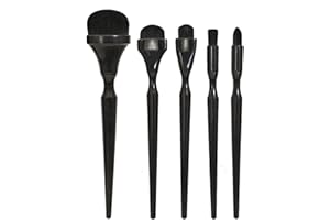 Pastellist Blender Brush - 5 Piece Pen Art Blending Tool | Charcoal Blending Brushes | Artificial Fiber Bristles Smudge Brush