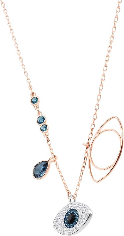 Pendente Symbolica, Evil eye, Blu, Mix di finiture