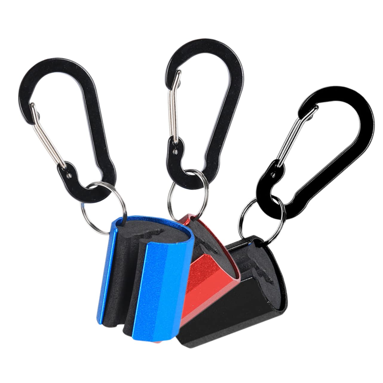 CORHAD 3 Pcs Fishing Rod Clips Portable Fishing Pole Clamps for Secure Fixing Fishing Rod Holders Ideal for Outdoor Fishing and Rod Pod Use