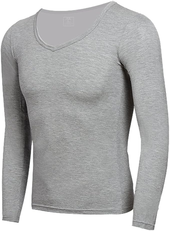 t shirt scollo av manica lunga