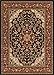 Well Woven Barclay Medallion Kashan Black Traditional 5'3