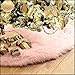 TLT Retail Christmas Tree Skirt - Plush Xmas Christmas Tree Skirts Ornament for Xmas Decor Festive Holiday Decoration, 30.7Inch in Diameter Fit any Size of Tree(Pink)