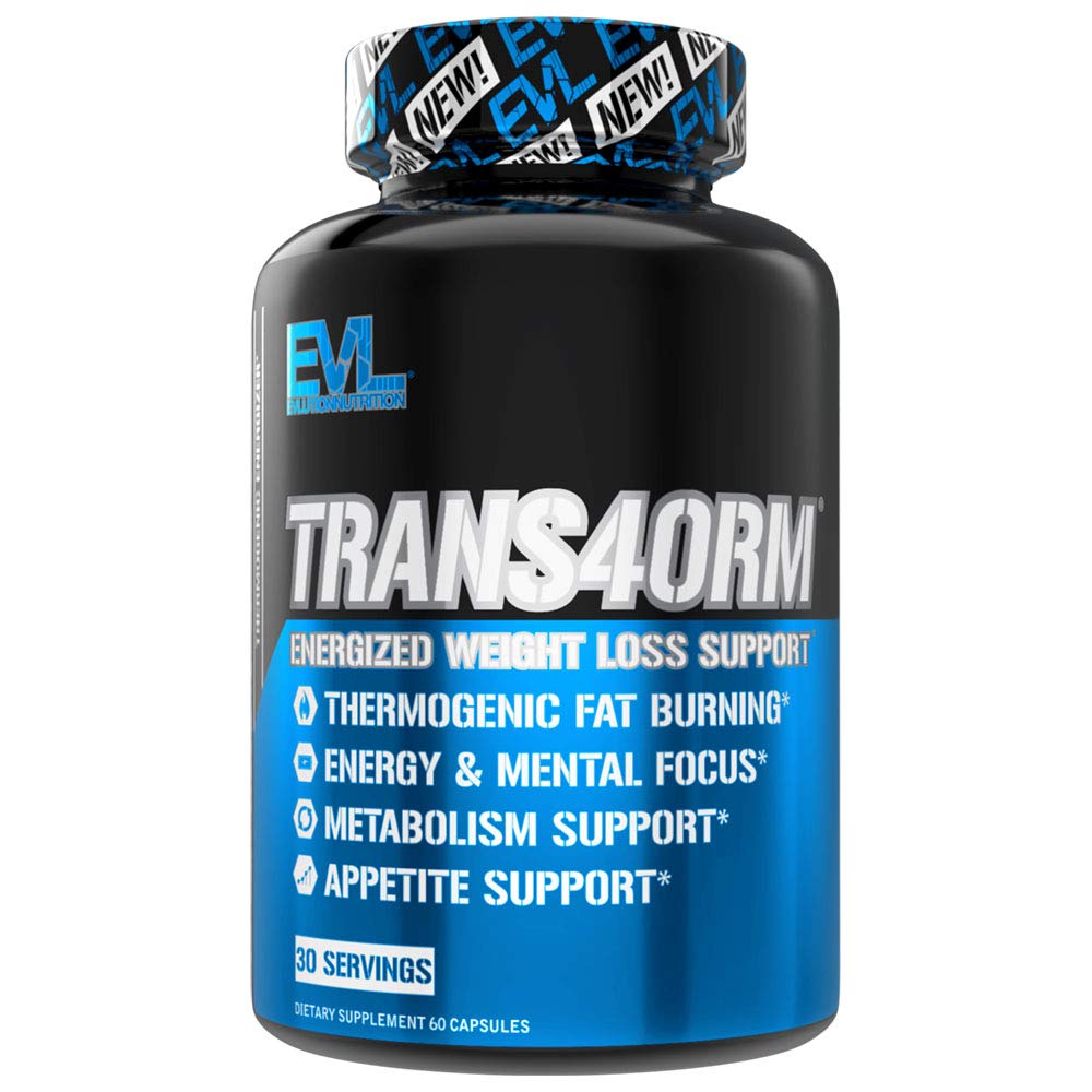 Evlution Nutrition Trans4orm Complete Thermogenic Fat Burner for