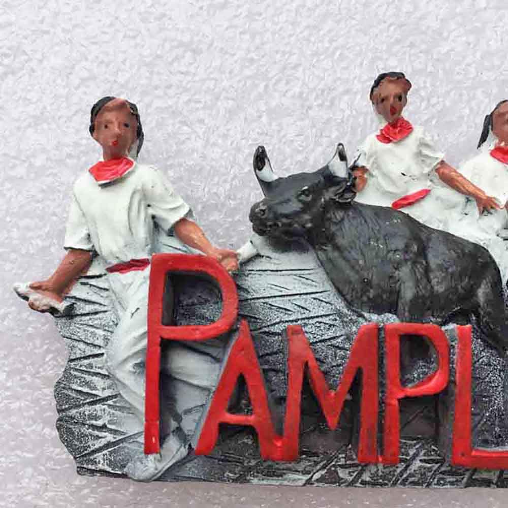 Pamplona España Imán de nevera 3d Viaje Adhesivo Souvenirs ...