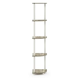 Furinno Turn-N-Tube 5 Tier Corner Display Rack
