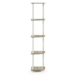 Furinno Turn-N-Tube 5 Tier Corner Display Rack