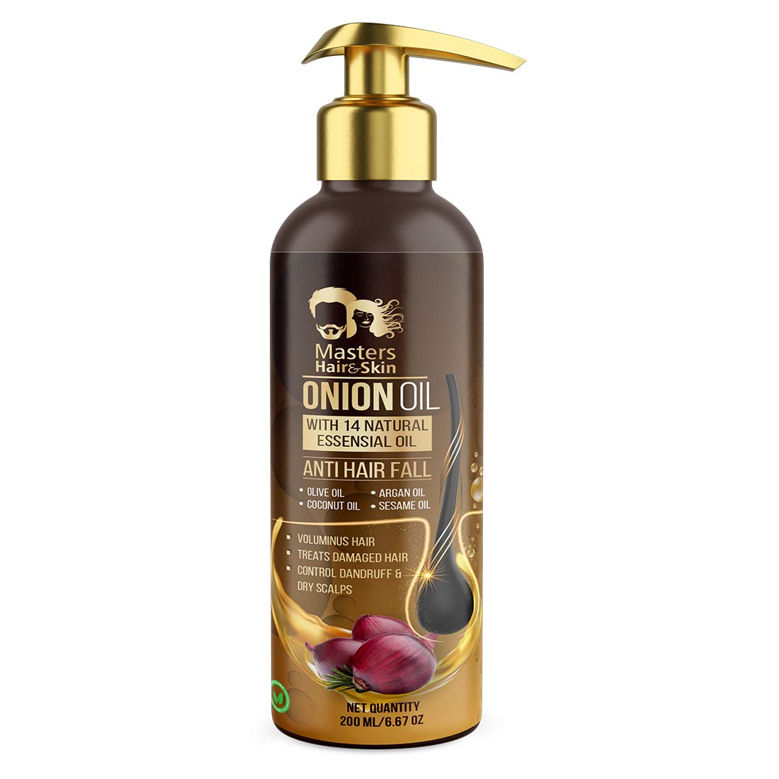 Buy Masters Hair Skin Red Onion Oil For Hair Growth With 14