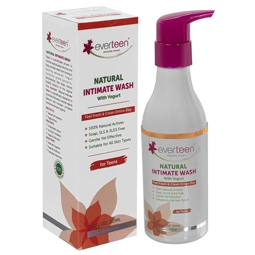 everteen Yogurt Natural Intimate Wash for Feminine Intimate Hygiene in Teens 