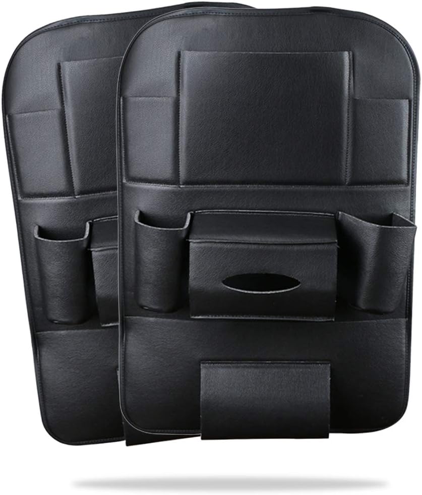 Ergocar 2 Packs PU Leather Car Organisers