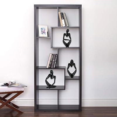 Buy Ozzptuu Abstract Sculpture The Thinker Statue Resin Statues For Home Decor Modern Home Office Desktop Shelf Bookshelf Decor Set Of 3 Black Online In Indonesia B08lz1rj9f