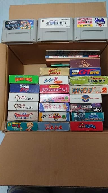 Sfc スーパーファミコン ソフト まとめ売り クロノトリガー ドラクエ6 Rpgツクール2 Ff5 スターオーシャン ぷよぷよ ドラゴンボール 名作 ホビー 通販 Amazon Co Jp