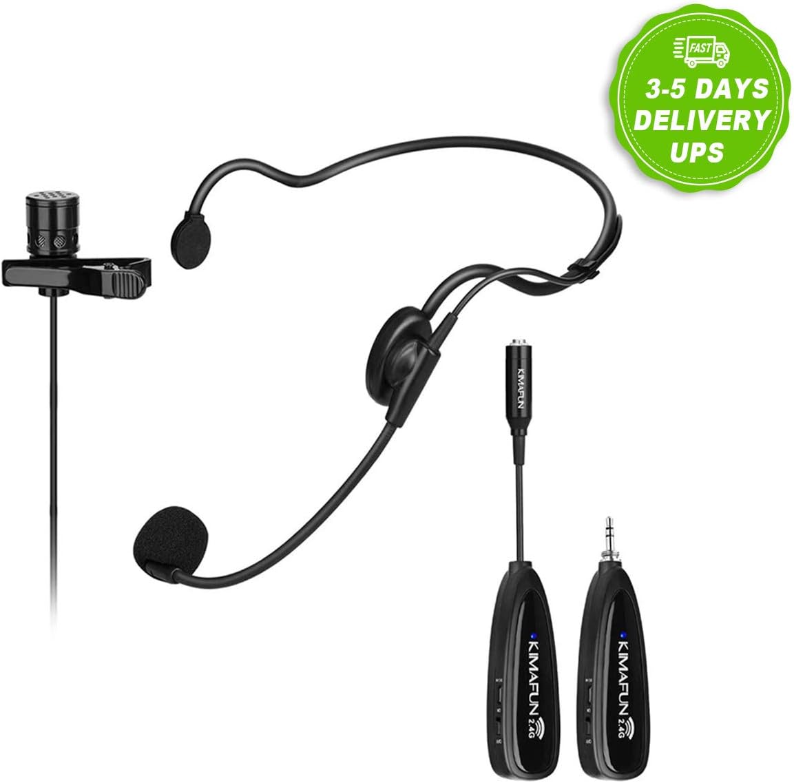 lapel microphone and speaker system