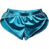 TAPUU Mens Satin Shorts Boxers Breathable Silk Sleep Shorts