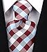 Scott Allan Mens Plaid Necktie