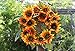 Melbourne Silk Sunflower Front Door Wreath 22 inch - Handcrafted With Designer Quality Silk Flowers - Display Outdoors In Spring, Summer, and Fall