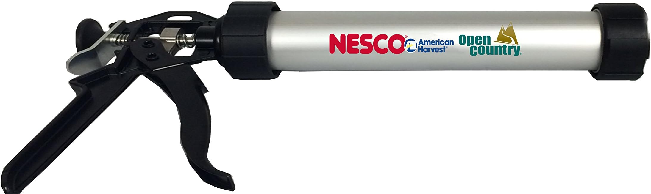 Open Country Aluminum Jerky Gun with Tips - 3 Spice & Cures