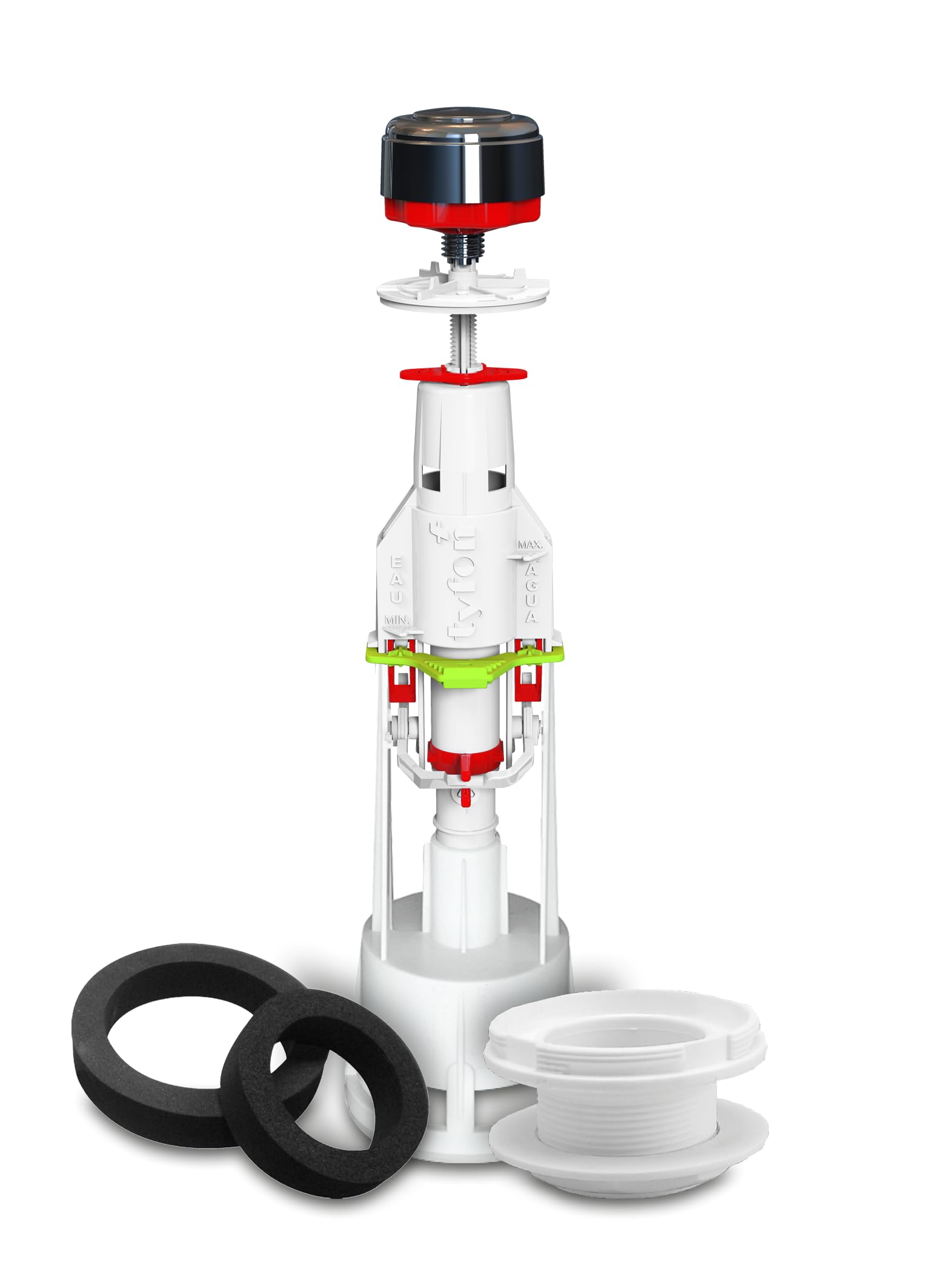 Fominaya 0129101031 Tyfon+ 5 Discharger + Base and Gasket Set, Black, Standard