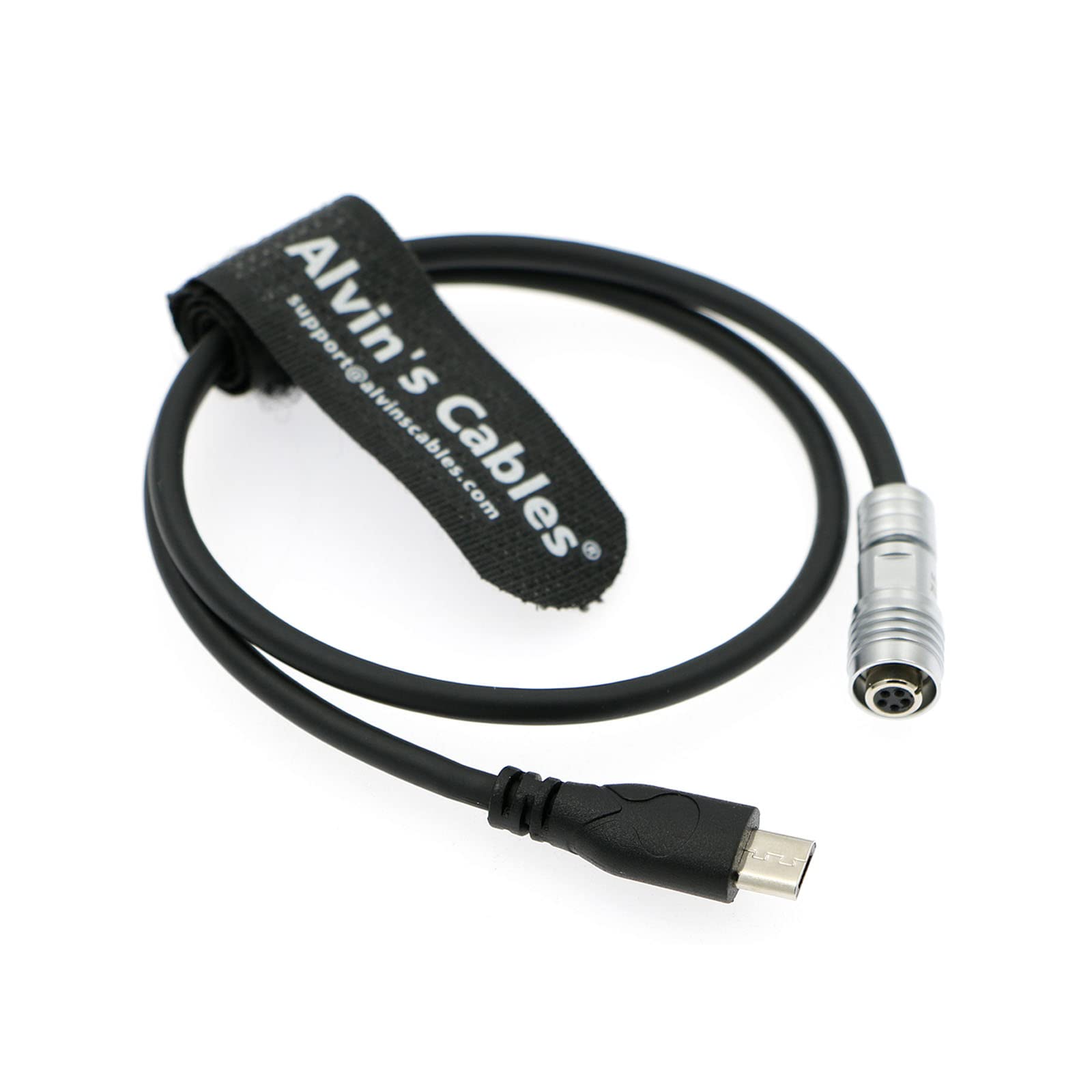 Alvin's Cables 5 Pin to Micro USB Control Cable for Portkeys Keygrip handle to Nucleus Nano Braided Wire 40CM