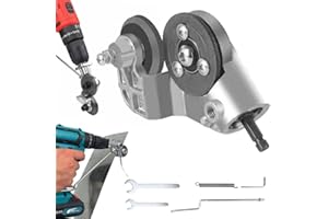 Sheet Metal Cutter Drill Attachment, Electric Drill Shears Attachment Cutter Nibbler, Universal Electric Drills Plate Cutters