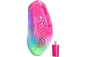 SteelSeries Aerox 3 Wireless Gen 2 - Super-Light 68g Gaming Mouse, 4K Polling, 26K DPI Optical Sensor, 200 Hour Battery, IP54