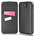 KAVAJ iPhone 8/7 / 6S / 6 Plus Holster Case Leather Miami Black Slim-Fit Pouch Leather Holster iPhone 8 Plus Wallet-Case Genuine Leather Cover with Business Card Holder for Apple iPhone8 Plus