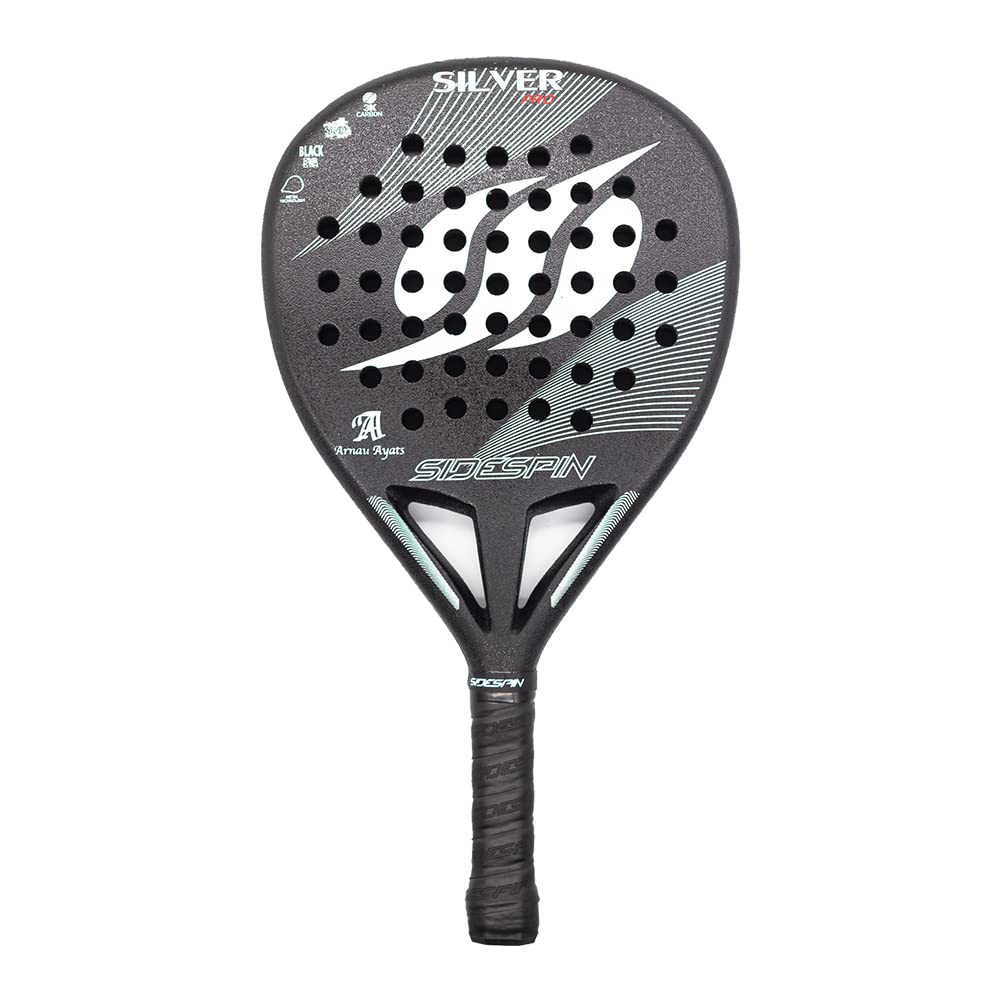 Side Spin Silver Pro Padel Racket