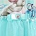 MIQI Girls Kids Princess Dress Frozen Dress Shiny Sequins Lace Tutu 4 Years Old Blue