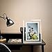 Giftgarden 4x6 Picture Frame Glass Modern 4 by 6 Photo Frames Friends Gifts for Tabletop Display, 2 Pack