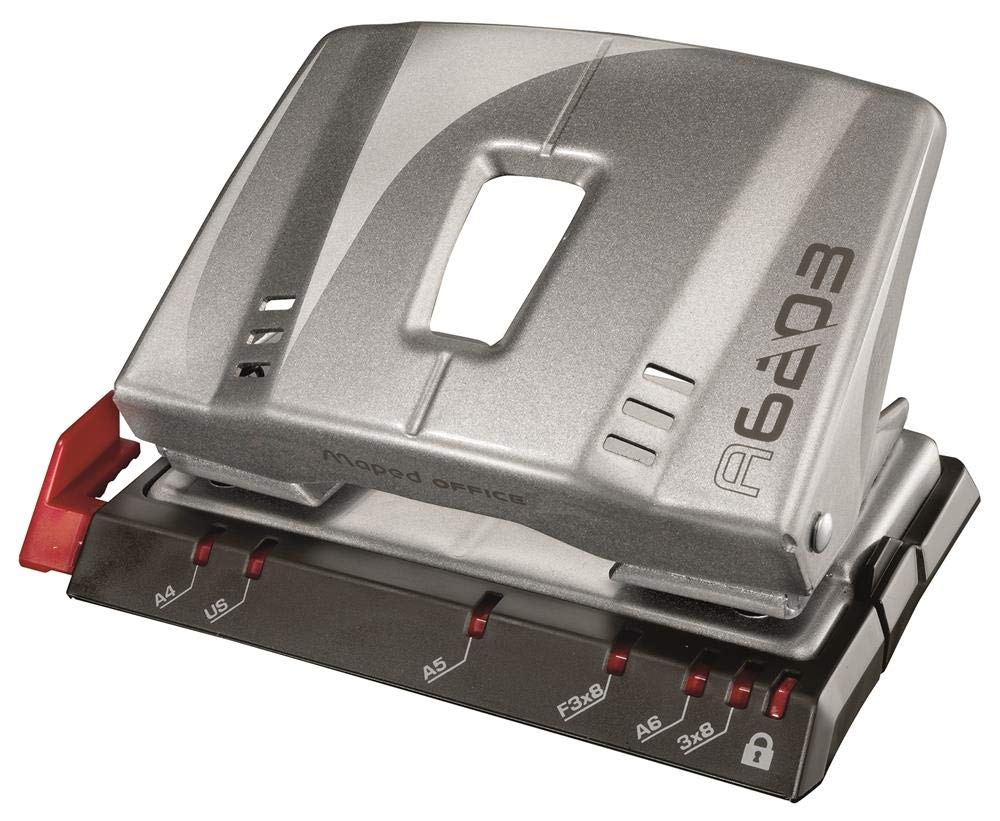 Maped Advanced 2 Hole 20/25 Sheets Metal Punch - Silver