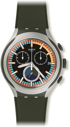 Swatch Reloj Cronógrafo para Hombre de Cuarzo con Correa en ...