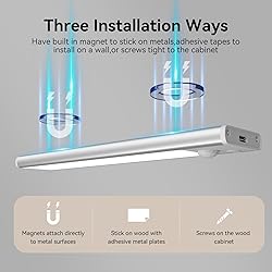 xinp Under Cabinet Lighting, 3 Color Magnetic