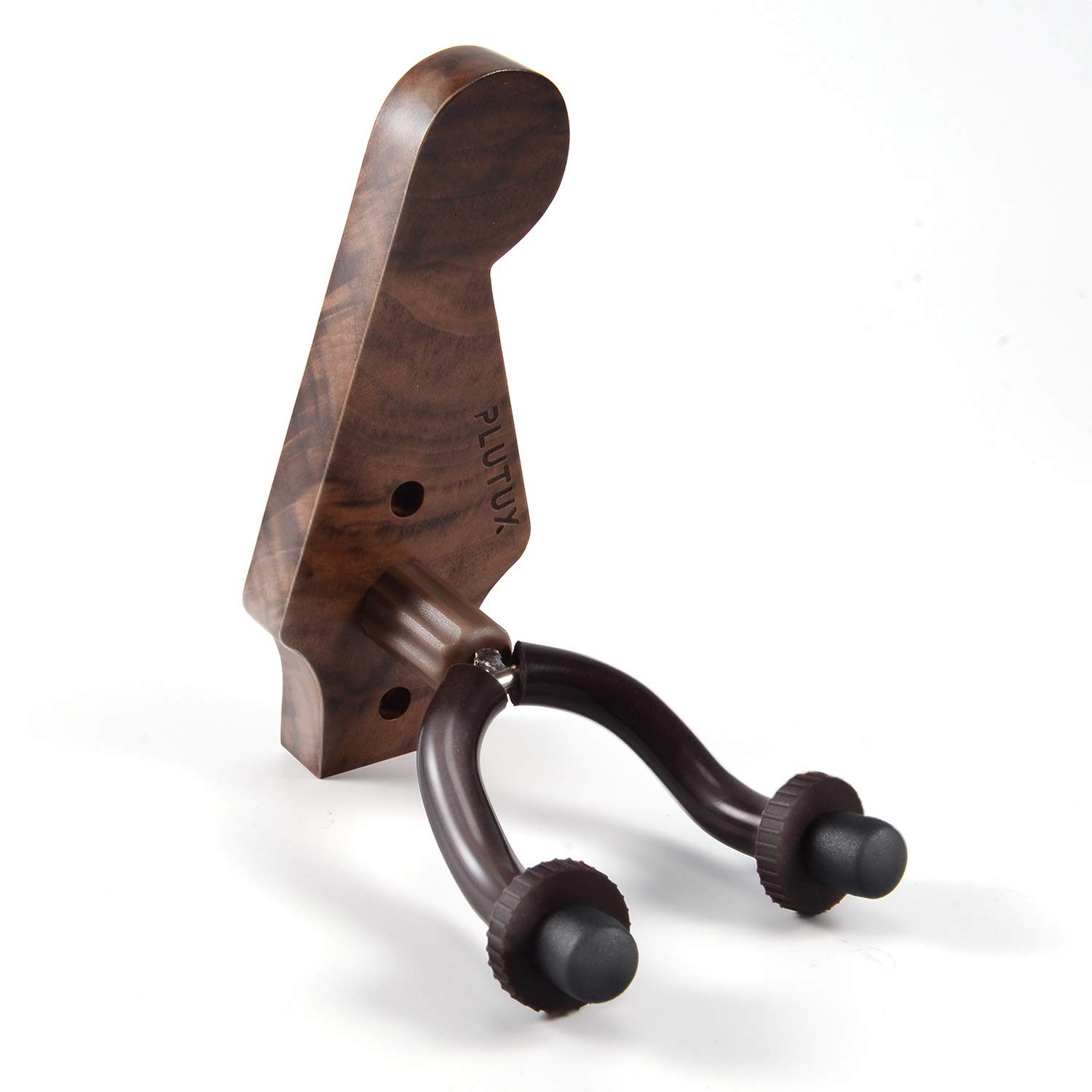 PlutuX 3 Pack Guitar Wall Mount Wood Guitar Hanger Wall Hook