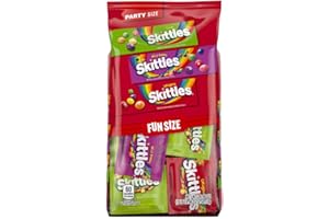 SKITTLES Original, SKITTLES Wild Berry & SKITTLES Sour NFL Football Fun Size Chewy Candy, 26.46 oz Bulk Bag
