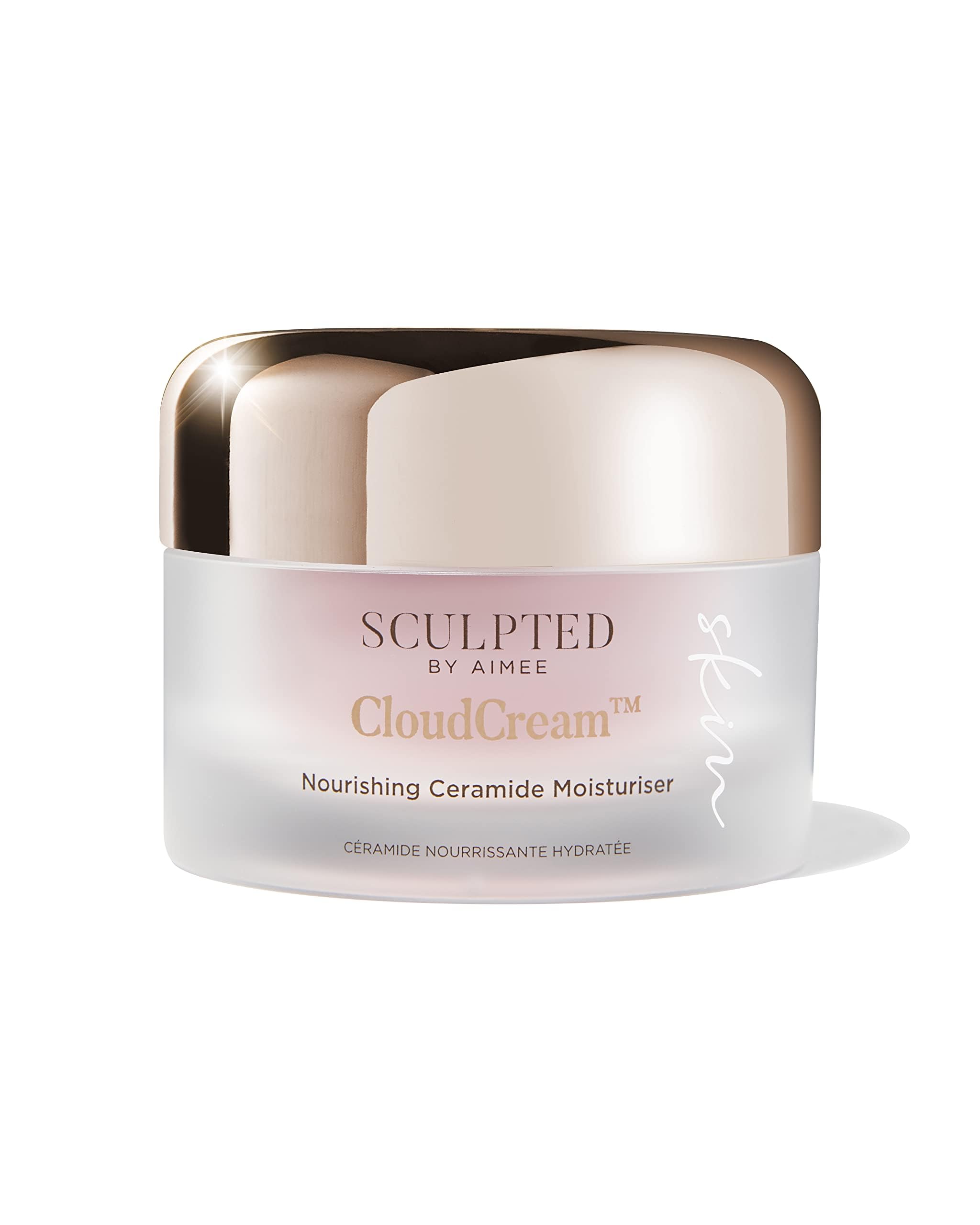 Cloud Cream from Sculpted by Aimee - Hydrating, Non Comedogenic Moisturiser with Ceramide, Shea Butter & Hyaluronic Acid for Dehydrated Skin (Cloud Cream)