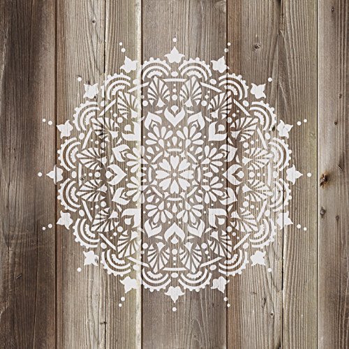 Paradise Mandala Stencil Template for Walls and Crafts - Reusable Stencils for Painting in Small & Large Sizes