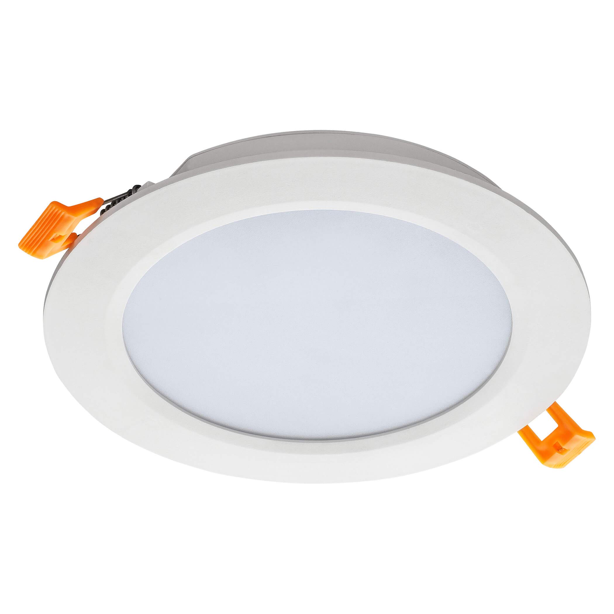 SEBSON® Recessed Ceiling Light 240V Warm White 3000K, LED Panel Downlight Round, 12W, 870lm, Ø168x24mm