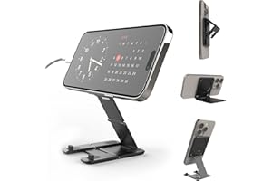 Kenu Stance+ 10-in-1 MagSafe Super Gadget, Magnetic Tripod Stand, Car Vent+Dash+CD Mount, Finger Holder, Airplane Mount, Selfie Stick, More