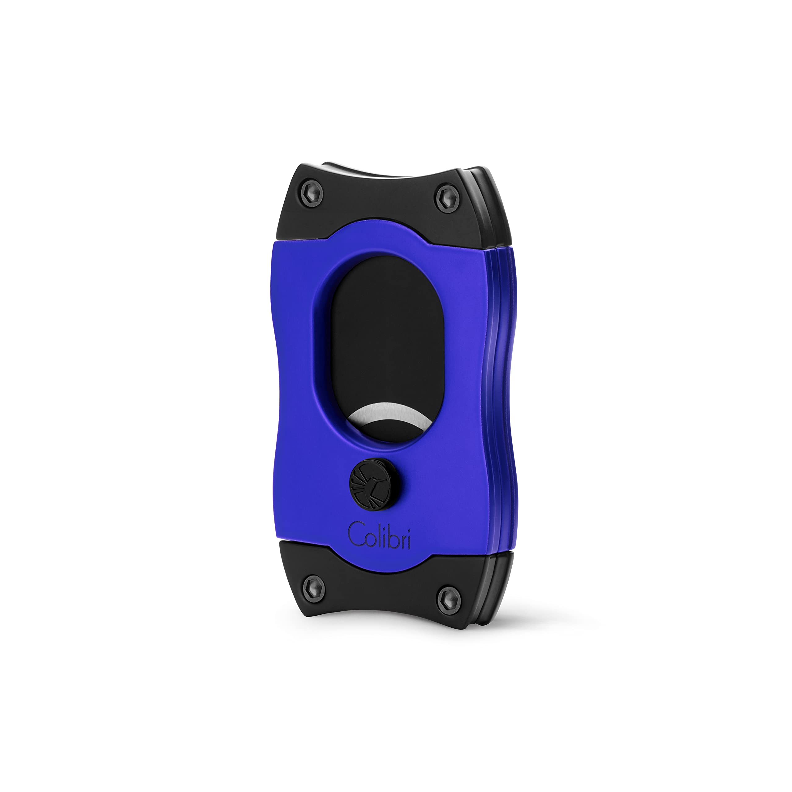 Colibri S-Cut Cigar Cutter - Classic Straight Cut - Up-to 66 Ring Gauge Cigars - Ergonomic Design - Non-Stick Coating - Spring Loaded Release Mechanism - Includes Nice Gift-Box