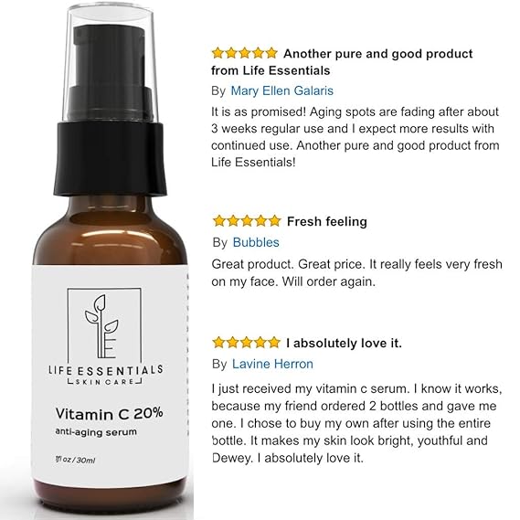 gosh life vitamin c serum price