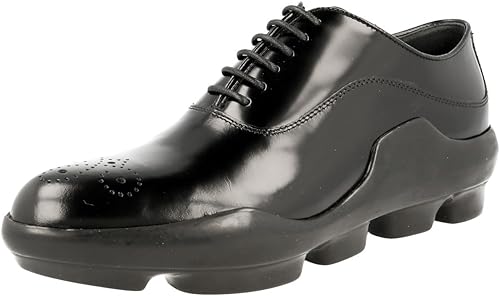 prada women's lace up shoes